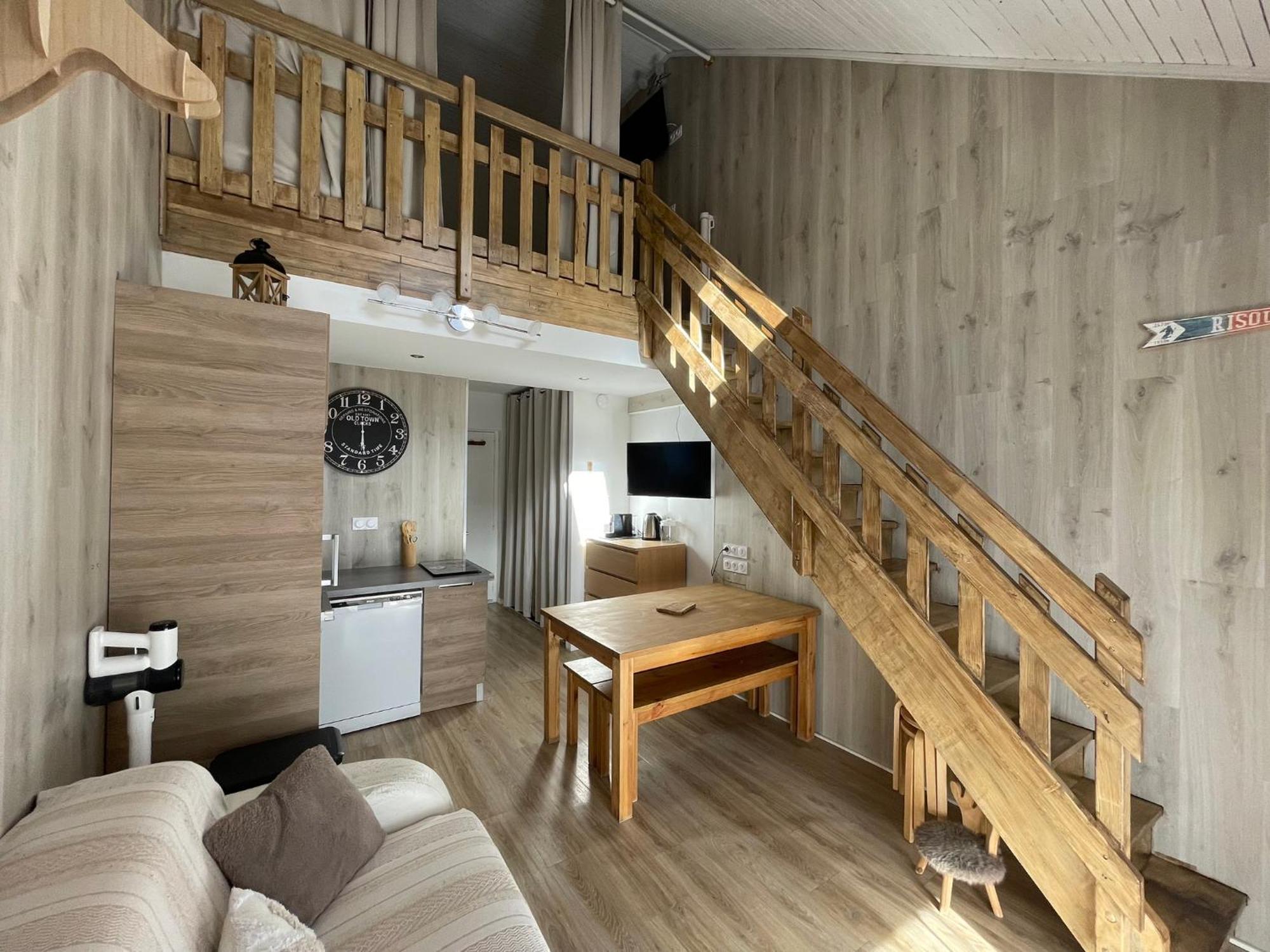 Ferienwohnung Risoul 1850 Beau Duplex Pour 6 Pers En Plein Centre De La Station Exterior foto